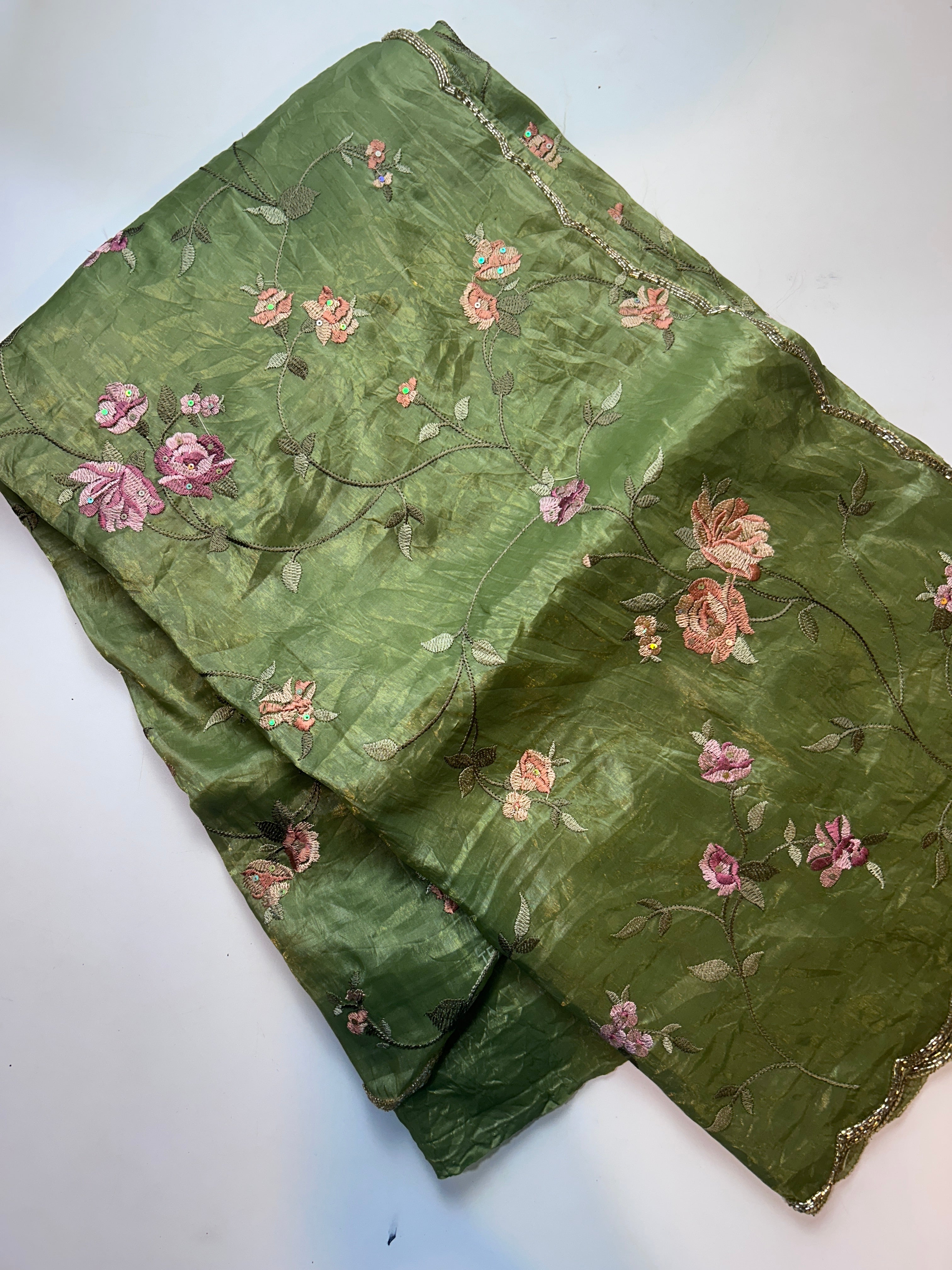 Space silk designer saree